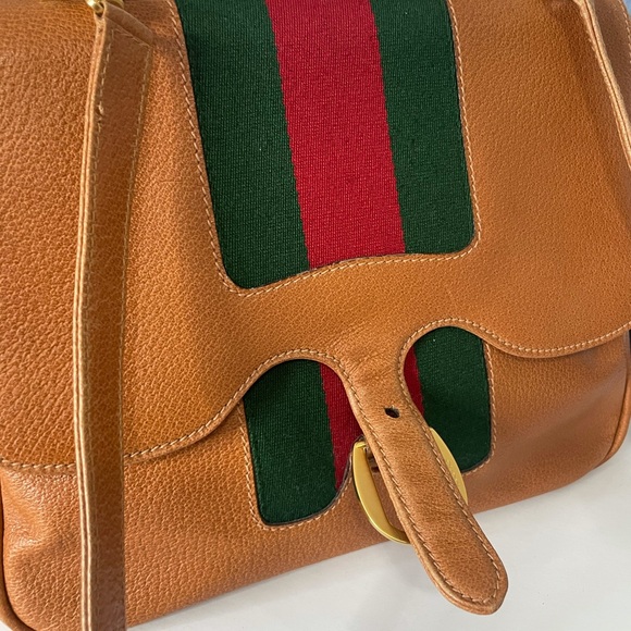 Gucci Leather 2 way bag - Picture 4 of 16